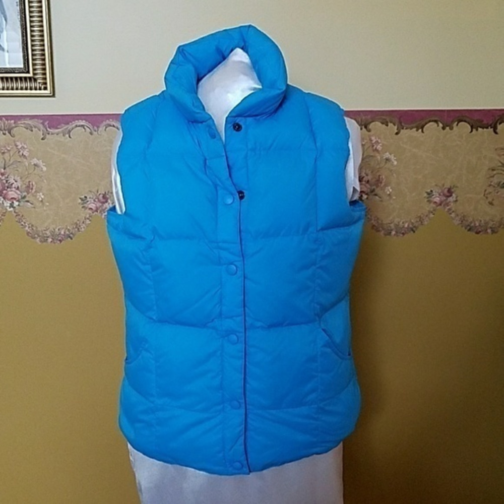 WOMAN'S LANDS'‎ END PUFFER VEST (sz small 6-8)